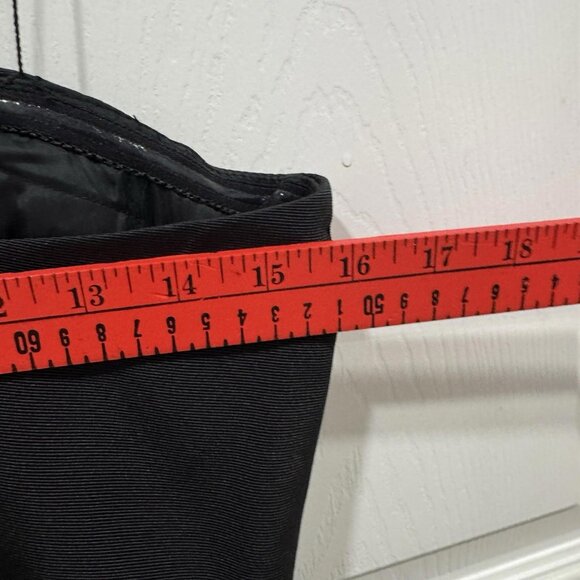 Women’s Aidan Mattox Women’s Black Strapless‎ Cocktail Dress with Bow Detail 10 - Picture 9 of 12